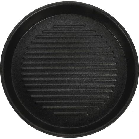 Panier de cuisson en aluminium antiadhésif, grille ronde pour barbecue et camping, idéal pour grillades en plein air