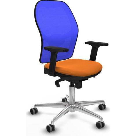 Chaise de bureau piqueras y crespo Jorquera bleu mousse injectée (1/2)