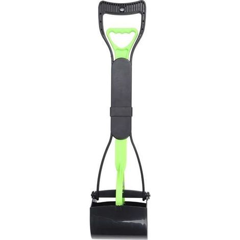 FUROKOY Pelle à caca à mâchoire longue Pet Pooper Longue Poignée Jaw Poop Scoop Clean Pick Up Dog Cat Waste Picker Vert + noir-Ywey (1/5)