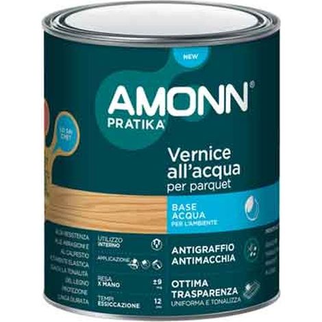 VERNICE ALL'ACQUA PER PARQUET AMONN 0,75 lt - Satinato