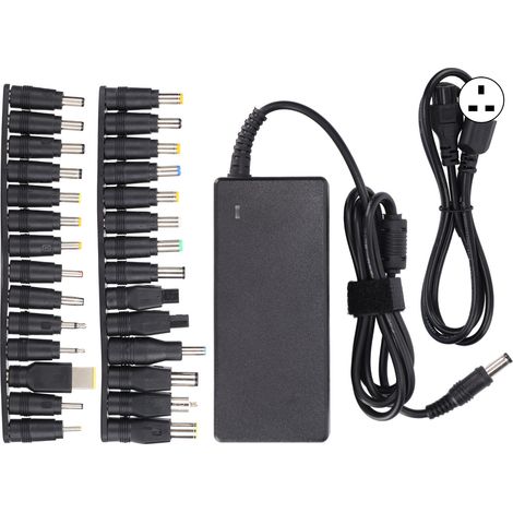 Chargeur Secteur Universel 65W pour Ordinateur Portable avec 28 Embouts DC et Fiche UK (1/5)