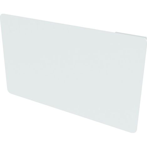 Carrera – Radiateur à inertie céramique blanc 1500W – Chaleur douce et durable – Thermostat électronique – Support mural inclus