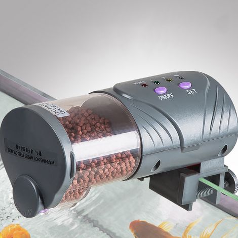 Intelligenter, zeitgesteuerter automatischer Fischfutterautomat für Aquarien (1/5)