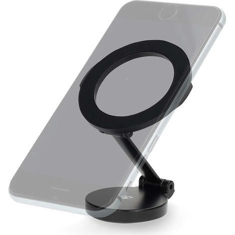 Nedis Kfz- Smartphonehalterung / Magnetisch / Windschutzscheibe und Amaturenbrett / Universal / Verstellbarer Winkel / Vollbeweglich