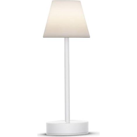 LED Tischlampe Akku Außenleuchte Touch Dimmer 32 cm hoch IP44 4000 K kabellos tragbar außen Tischleuchte Balkon Terrasse (1/2)