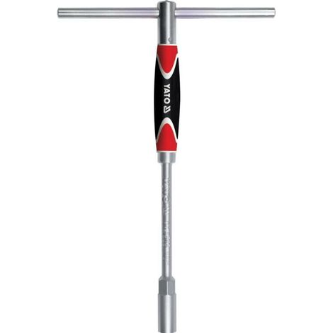 Clé à douille YATO type T 10 mm avec poignée rotative 1554 (1/4)