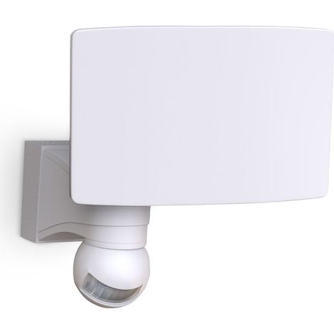Applique murale extérieur LED avec détecteur de mouvements 20W éclairage façade maison IP44 blanche