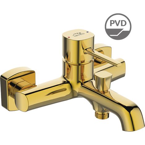 POLA Gold Wand-Badewannenarmatur