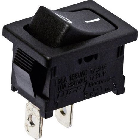 TE Connectivity 1-1571076-0 Interrupteur à bascule 1-1571076-0 250 V/AC 10 A 1 x Off/On à accrochage 1 pc(s) D79841 (1/3)