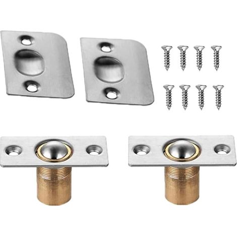 Loquet à bille réglable, quincaillerie de porte en acier inoxydable (1/5)