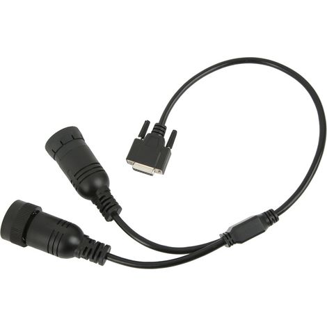 Convient aux adaptateurs de câbles de diagnostic multifonctionnels à 14 broches et 9 broches, en caoutchouc ABS, compatible avec ET3 et OBD2.