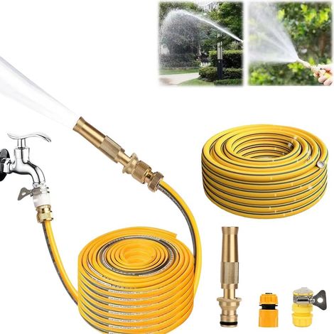 Idropulitrice senza fili ad alta pressione, 3 modalità con tubo flessibile da 10 m, attacco rapido, pistola ad alta pressione portatile per la pulizia dei pavimenti dell'auto e l'irrigazione del giard