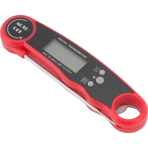 Digital food thermometer, meat thermometer with probe and magnet, backlight, for cooking and outdoor grilling (1/5)