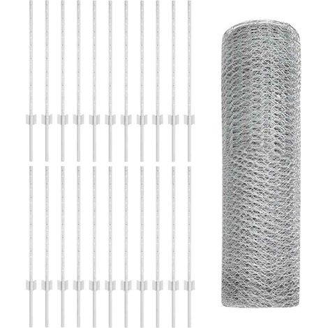 Maison Exclusive - Geschweißter Drahtzaun 50 x 0,8 m (B x H) Feue