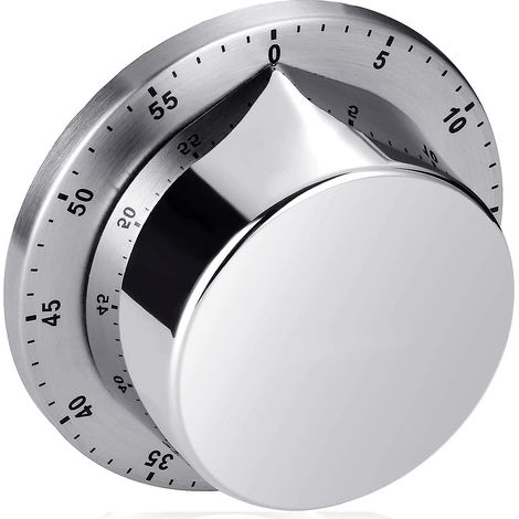 Minuteur mécanique avec compte à rebours et dos magnétique, adapté à d'autres activités physiques, ne nécessite pas de piles. (1/5)