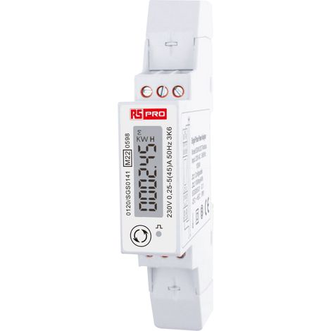 Compteur d'énergie RS PRO, 1 phase ( Prix pour 1 )