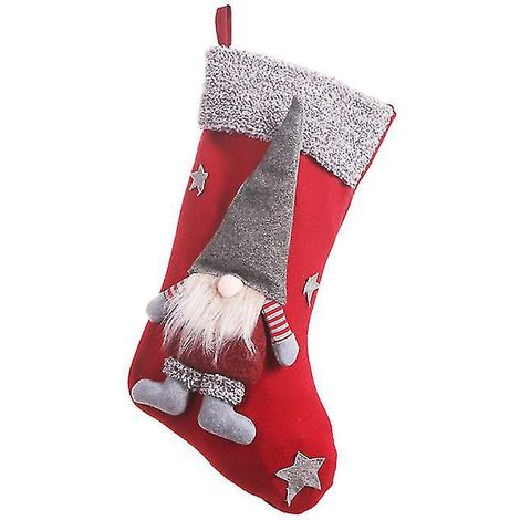1 Stück weihnachtliche, gesichtslose Hängetasche