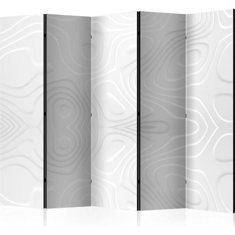 Paravent 5 Volets "White Waves II" 172x225cm (1/2)