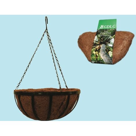 VASO COCCO ECOSOSTENIBILE CATENA 30 CM (1/2)