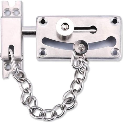 CCYKXA  Serrure de chaîne de porte, chaînes de porte for porte d'entrée, chaîne de sécurité de porte de chaîne antivol, chaîne de porte de sécurité, chaîne de porte, serrure de chaîne de sécurité limi (1/4)