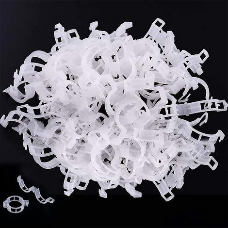 150 Pièces Clip Support Plantes Jardin, Fleur Clips Fixation, Plante Clips, à de Nombreuses Plantes avec des Tiges ou des Vignes Assez Petites, aux Jardins, Fermes et Balcons (1/5)