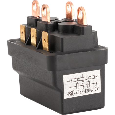 Relais de contact pour treuil 12V 120A en acier universel pour véhicules ATV UTV 4x4 (1/5)