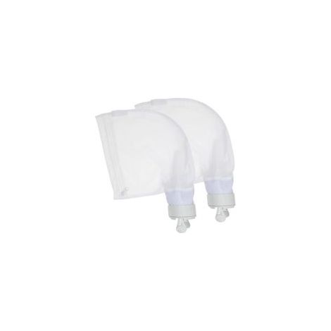 Lot de 2 sacs à limon adaptables pour robots Polaris 280 et 480 – Nylon renforcé – Maille ultra-fine pour débris fins – Fermeture éclair Zip K13 (1/5)