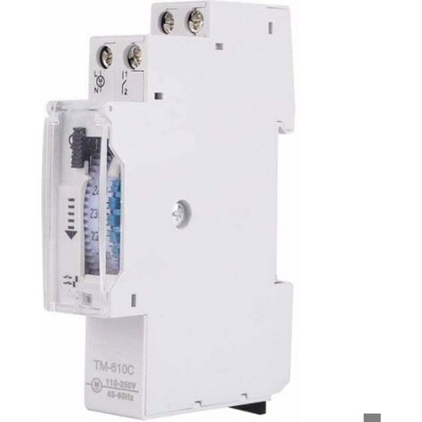 Commutateur de temps intelligent - - TM610C - 1P - 220V - Haute précision - Intervalle de 15 min - ON-AUTOMATIQUE (1/4)