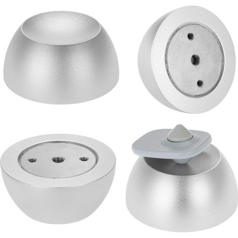 Détacheur d'étiquettes antivol magnétique 12 000 g – Aluminium argenté – Pour étiquettes rigides RF – Outil de sécurité professionnel
