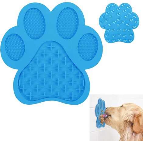Cuscino da leccare per cani, tappetino per alimentazione lenta, tappetino da leccare per cani, tappetino da leccare in silicone, tappetino da leccare per cani con ventosa, per il bagno, la toelettatur (1/5)