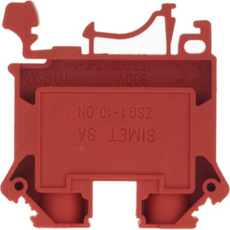 Connettore per barra di distribuzione a 2 fili da 10 mm² rosso, nuovo ZSG1-10.0Nc 11521311