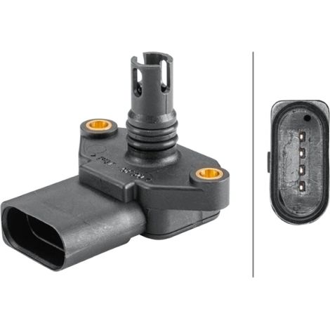 Capteur, pression du tuyau d'admission Hella 6PP 358 152-161 AUDI 027 998 041 1