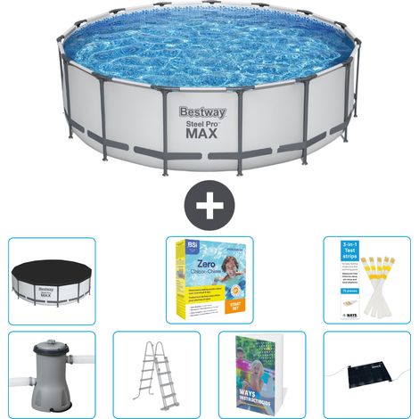 Bestway Steel Pro MAX Rund - 488x122 cm - 8-teilig S582