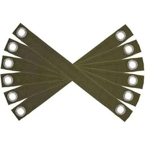 CSPARKV 40x3.8cm Liens de jardinage pour ligaturesSangle de support de fixation d'arbre pour la plantation de semis et la sangle de redressage d'arbre de protection contre les ouragans (6 pièces) (1/5)