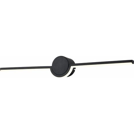 Applique moderna nera barra 61 cm LED 8W Reality Almyrida