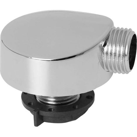 Connecteur de Douche en Plastique chromé Baignoire Douche Accessoires de pièce de Cabine de Cabine Pièces - Argent (1/5)