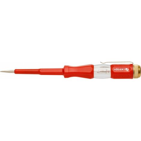 Högert Technik Tester di tensione de 100-250 V, 140 mm, HT1S982
