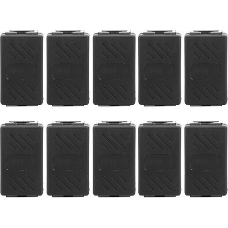 Bouclier de connecteur de câble réseau RJ45, adaptateur Double voie pour ordinateur 8P8C à large bande, 10 pièces (1/5)