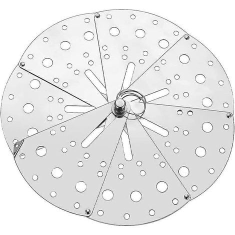 1 Stück Auslaufschutzdeckel, verstellbarer Deckel, Edelstahl-Auslaufschutz-22.50X22.50X1.00CM-Silver (1/2)