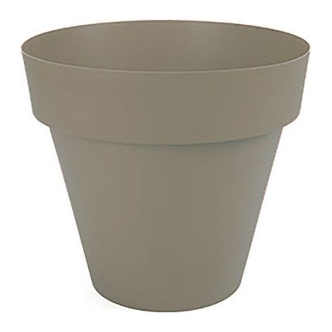 Maceta inyección taupe ø14cm