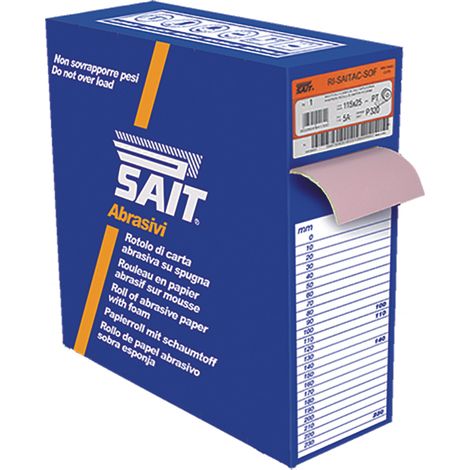 Sait CARTA ABRASIVA RI-SAITAC-SOF 3S mm. 115x25 mt. grana 400