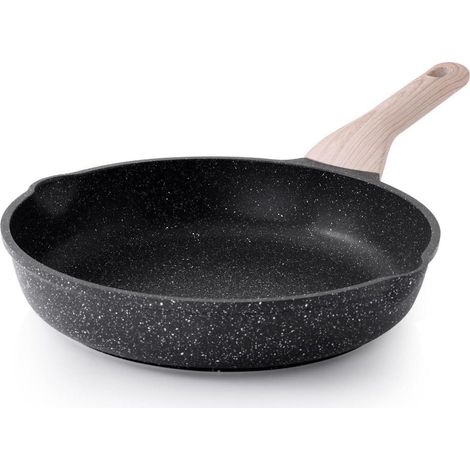 Poêle antiadhésive 28 cm, revêtement granit, induction, sans PFOA (1/5)