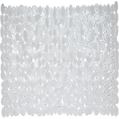 Tappeto doccia Sassolini XL trasparente 46 × 91 cm