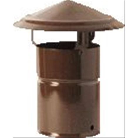 Fumaiolo Fisso Canna Fumaria 15 Cm Camini Stufe Legna Pellet Nero Opaco Lamiera (1/2)