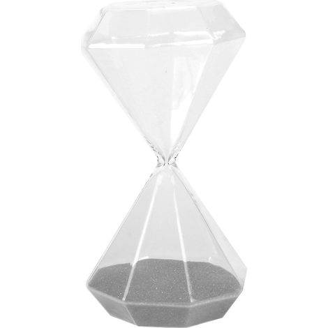Sablier diamant 15 minutes chronomètre sable décoration bureau cadeau anniversaire (1/5)