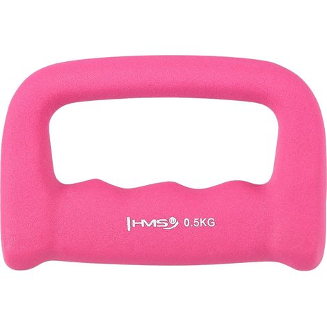 Mancuerna de neopreno rosa para inmersión de 0,5 kg