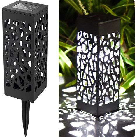 10 Lampes solaires d'extérieur, détecteur de lumière carré Lampes de jardin étanches pour l'extérieur (1/3)