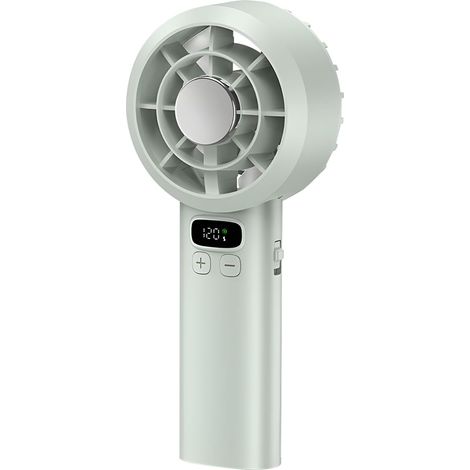 Ventilateur portable rechargeable par USB avec 120 vitesses et position variable pour la maison, le travail, les voyages