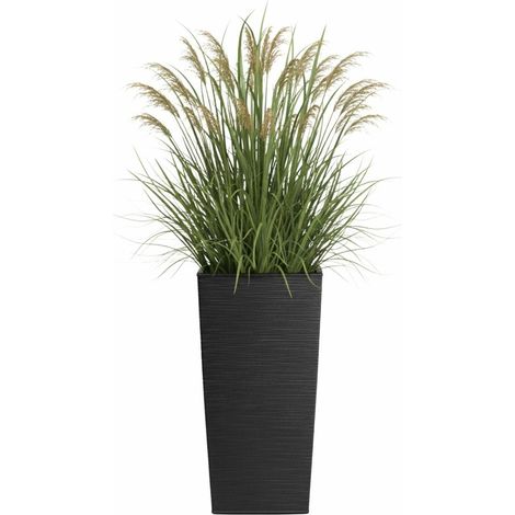 Porto Riflo Blumentopf schwarz h57x30x30 cm
