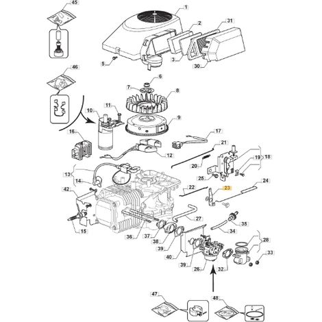 Support pour tracteur de pelouse modèles 1328H 1530H ORIGINAL STIGA 118551267/0
